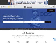 Tablet Screenshot of jobs.oregonlive.com