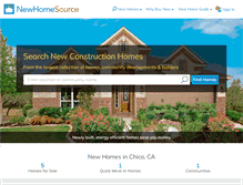 Tablet Screenshot of newhomes.oregonlive.com