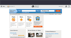 Desktop Screenshot of businessfinder.oregonlive.com