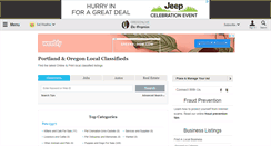 Desktop Screenshot of classifieds.oregonlive.com