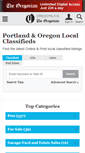 Mobile Screenshot of classifieds.oregonlive.com